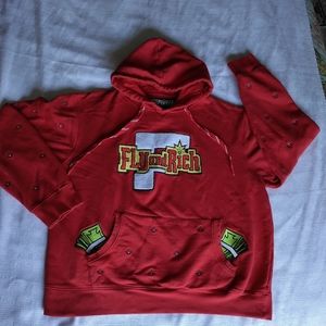 Born Fly Forever "FLY and RICH" Sweatshirt 2XL
